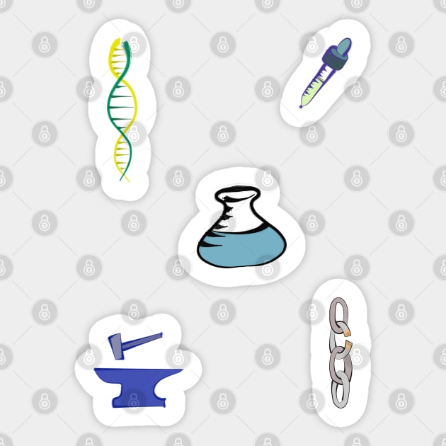 Chemical Engineering Pack 05 Sticker by DiegoCarvalho